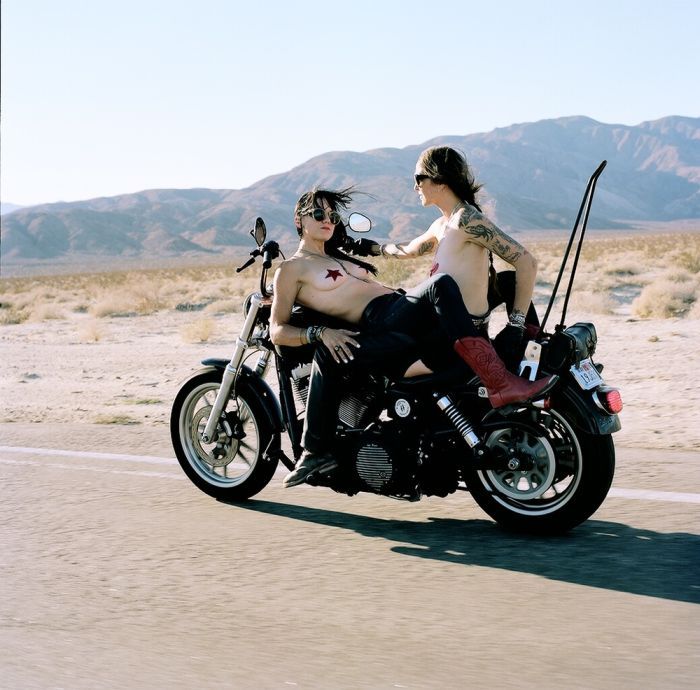 Girls on a motorcycle in Balikpapan