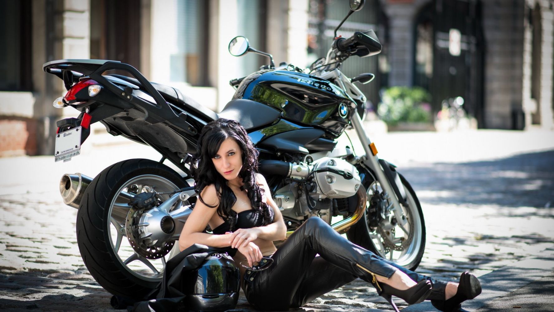 European women on bikes in Balikpapan